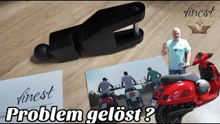 Quick Roomer - jetzt passt dein Helm unter die Sitzbank deiner Vespa GTS