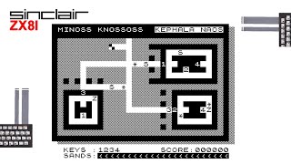 Minoss Knossoss - A new adventure game for the ZX81 from David Stephenson