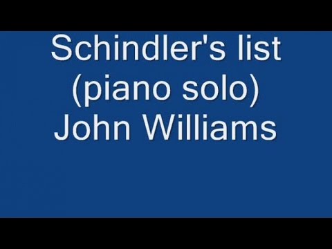 Mercuzio Pianist - Schindler's list - (piano solo) by John Williams