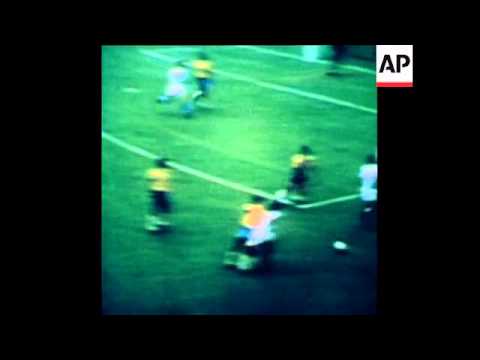 SYND 3-6-70 WORLD CUP BRAZIL V CZECHOSLOVAKIA