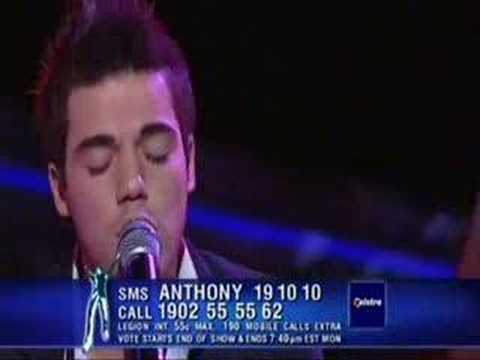 Back At One by Brian McKnight sung by Anthony Callea  2004