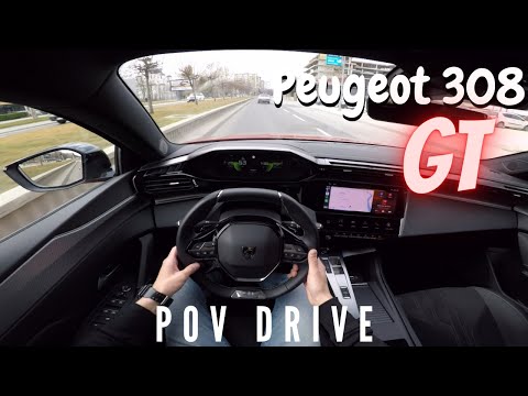 2022 Peugeot 308 GT 1.5 BlueHDi 130 EAT8 - POV Drive | Cars by Vik