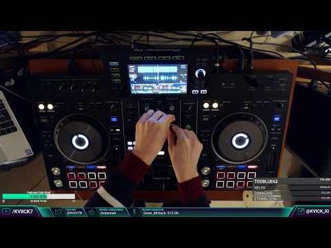 [#1] - FULL LIVE Streamed EDM DJ Set on XDJ-RX2 - twitch.tv/Kvick