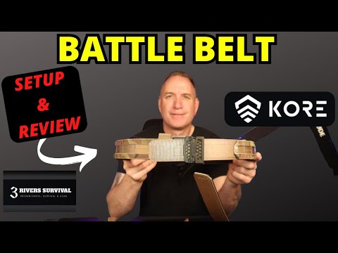 Kore Essentials Battle Belt in MultiCam Setup and Review!