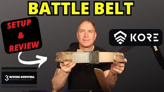 Kore Essentials Battle Belt in MultiCam Setup and Review!