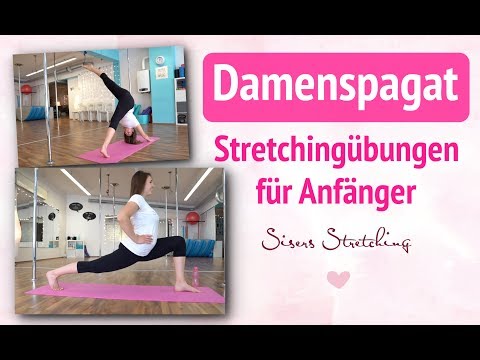 Übungen für den Spagat - Anfängerübungen - Spagat lernen - Sisers Stretching