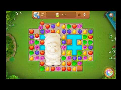 Gardenscapes Super Hard Level 673