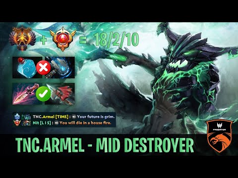 TNC Armel Outworld Destroyer (OD) in Mid! NO Bottle NO Meteor Hammer WTF! 18 Kills no MERCY!