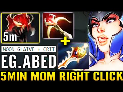 WTF 5Min MoM EG ABED [Luna] - MOON GLAIVE + CRIT Rapier Super Hard Game 22K Comeback 7.29 Dota 2 Pro