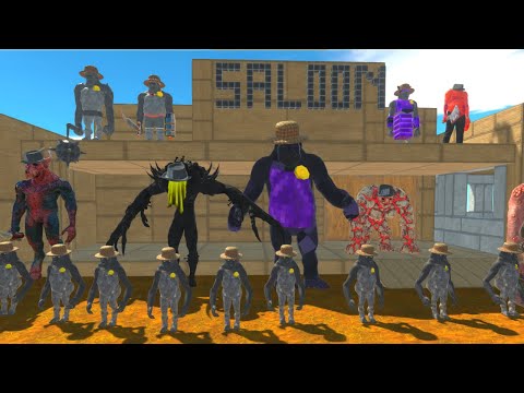 Infernals CowBoys Defy Primate Sheriffs - Animal Revolt Battle Simulator