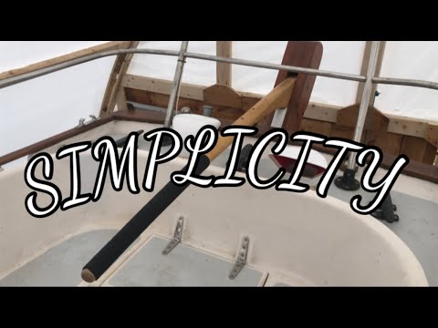 Contessa 26 Refit ep. 23 - Simple Tiller Wrap and Dinghy Bridle