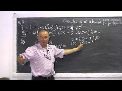 1/2 Lectia 545 - Operatii cu nr. Rationale - Fractii sau Numere zecimale - Recapitulare clasele 5-8