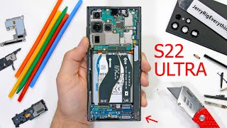 Samsung Galaxy S22 Ultra 5G Teardown - Can the S-Pen hole Leak?