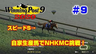 【ウイポ9 2020実況】#9　スピードSの自家生産馬でNHKMC挑戦！（1995年1月～1995年6月）【Winning Post 9 2020】