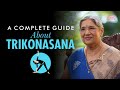 How To Do Trikonasana Asana To Strengthen The Lower Extremities The Yoga Institute