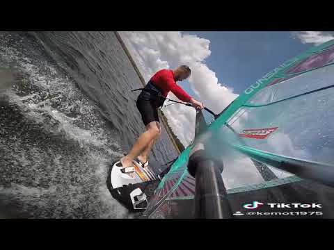 Windsurfen bei Leichtwind ~13kn / Windsurfing JP Super Lightwind 168 Gold