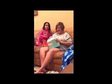 Nana opened my her Christmas gift 2015