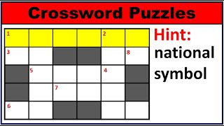 Crossword Puzzles-53🤔 | Can you solve crossword using hint  Beginners crossword puzzle