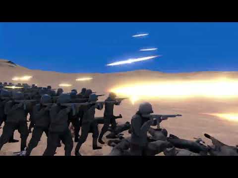 10.000 Japanese Soldiers vs 5.000 WW2 American Soldiers - Ultimate Epic Battle Simulator