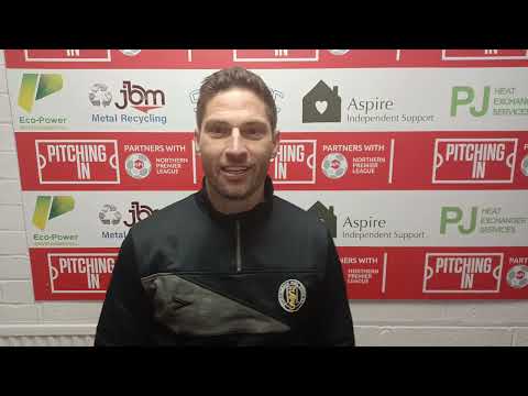 Ian Richards talks after 2-1 win over Worksop Town