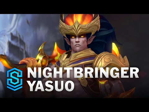 Nightbringer Yasuo Wild Rift Skin Spotlight