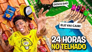 SOBREVIVI NO TELHADO POR 24 HORAS *Deu ruim !