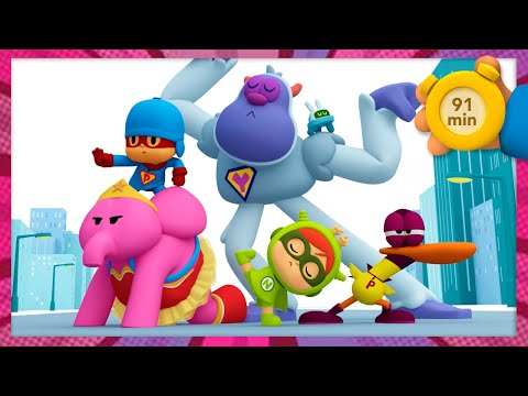 🦸‍♂️ POCOYO AND NINA - The Abominable Snowman [91 min] ANIMATED CARTOON for Children | FULL episodes