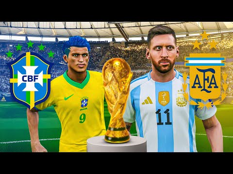 World Cup Final Brazil vs Argentina, thrilling - PES 2025 - Road to Stardom #07