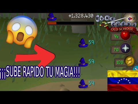 La mejor MANERA para SUBIR MAGIA RAPIDO 2019 [OSRS]