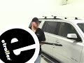 Etrailer Fit Test Kuat Trio Roof Bike Rack On A 2015 GMC Yukon XL