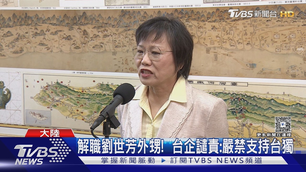 外甥遭中台企開除 劉世芳喊赴陸「慎思」:捍衛國家主權不變