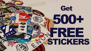 Free stickers and lots more