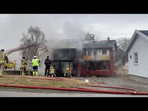 Brann på Stokmarknes