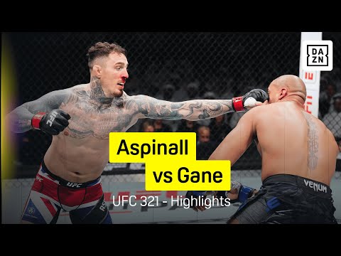 Tom Aspinall vs Ciryl Gane | UFC 321 | DAZN Highlights