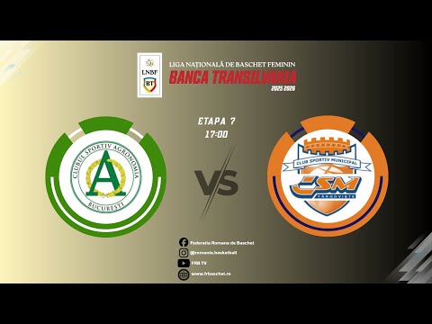 Liga Nationala de Baschet Feminin 25/26 -CS Agronomia Bucuresti vs CS Municipal Targoviste