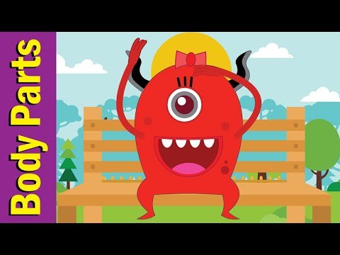 Around a Circle | Body Parts, Verbs & Counting Song | Fun Kids English