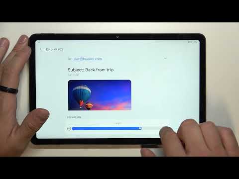 Huawei MatePad 10.4 2022 - How To Find And Manage Display Settings
