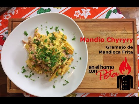 Madio chyryry - Receta de Comida Paraguaya - Gramajo de Mandioca Frita