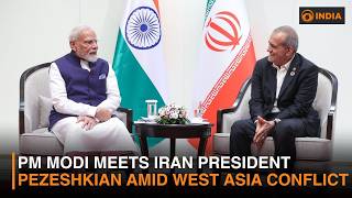 PM Modi Holds Key Talks With Iran President Pezeshkian In Bishkek