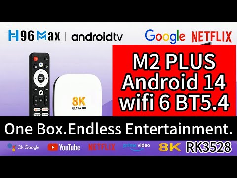 Next-Level 4K TV Experience! H96 Max M2 Plus RK3528 Android 14.0 TV Box with HDR10 & Ethernet Review