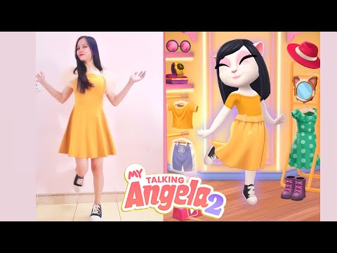 Imitate Angela In The Game My Talking Angela 2