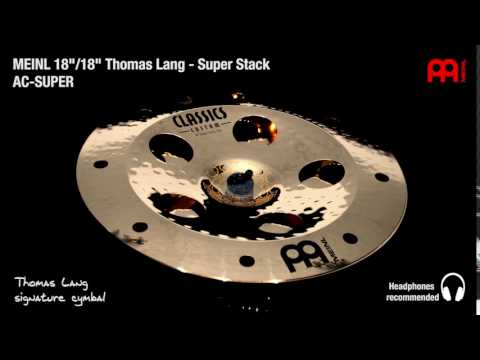 Meinl Cymbals AC-SUPER Artist Concept Model Thomas Lang Super Stack (VIDEO) image 6