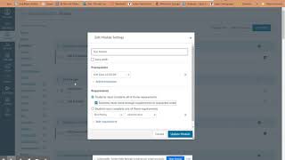 Prerequisites and Requirements in Canvas