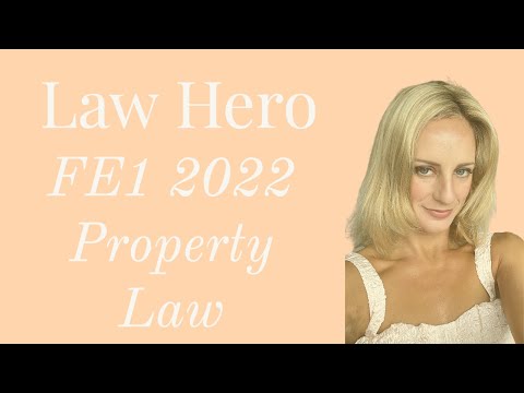Property Law FE1 2022