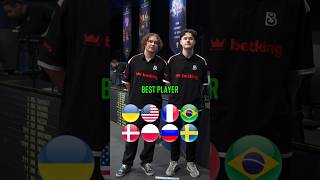 Who's the best player of ALL time by country?