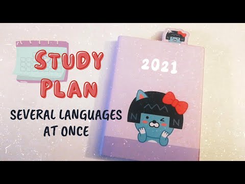 How to Study MULTIPLE LANGUAGES at the same time | Language Routine 2021