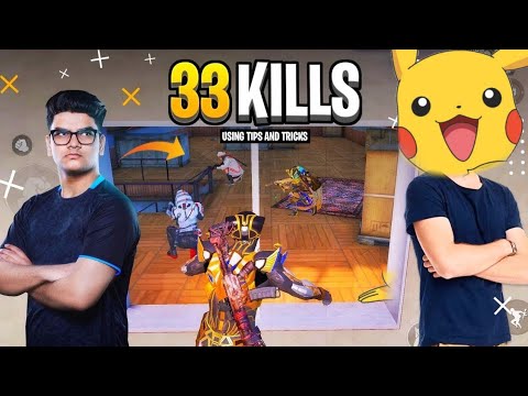 Using My Tips and Tricks with Sevou in PUBG MOBILE | 33 KILLS |Apna Hussain Gamer🔥