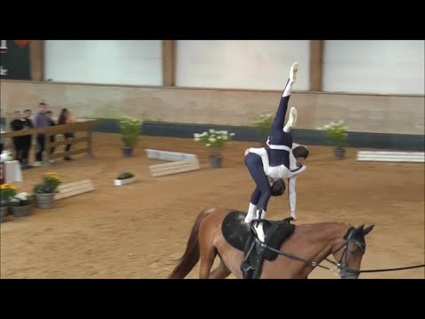 Bayerische Meister 2022- Doppelvoltigieren Junior - Franca Spreng / Amelie Dobner