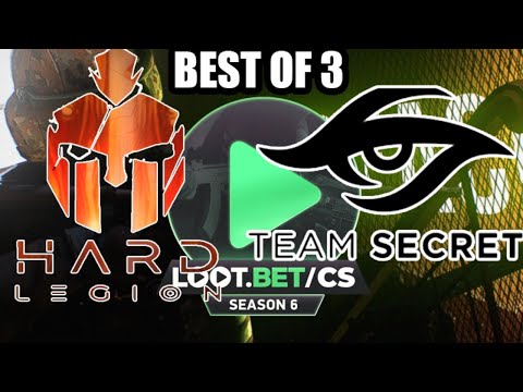 Hard Legion vs Team Secret Live (Bo3) - Loot Season 6 - CS:GO