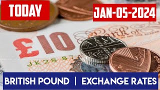 British pound exchange rate today 05 January 2024 pound rate in india 1 gbp to inr pound to rupees